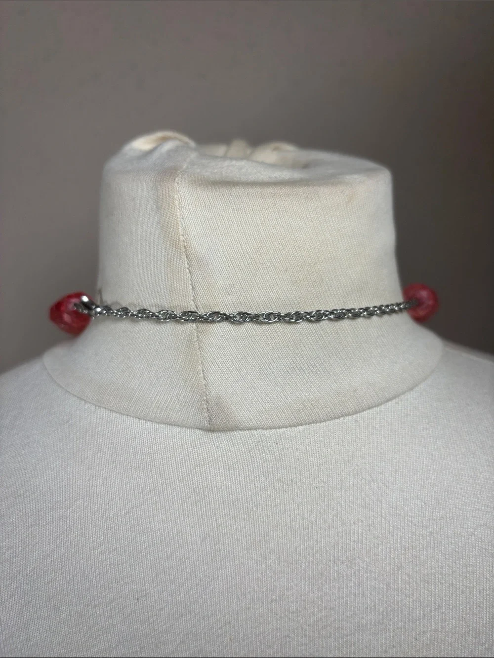 Red Costume Crystal Jewelry Necklace